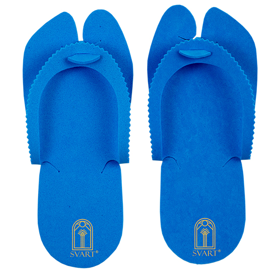 Blue Pedicure Slippers