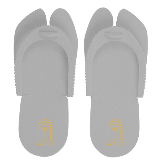 reusable pedicure slippers white
