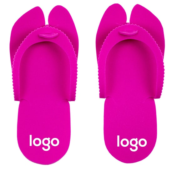 Custom-Logo-Printed-pink-Pedicure-Slippers