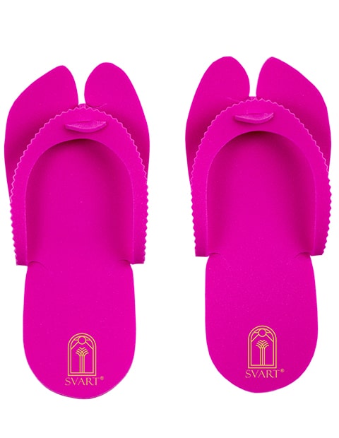 Disposable-Foam-Pedicure-Slippers-pink