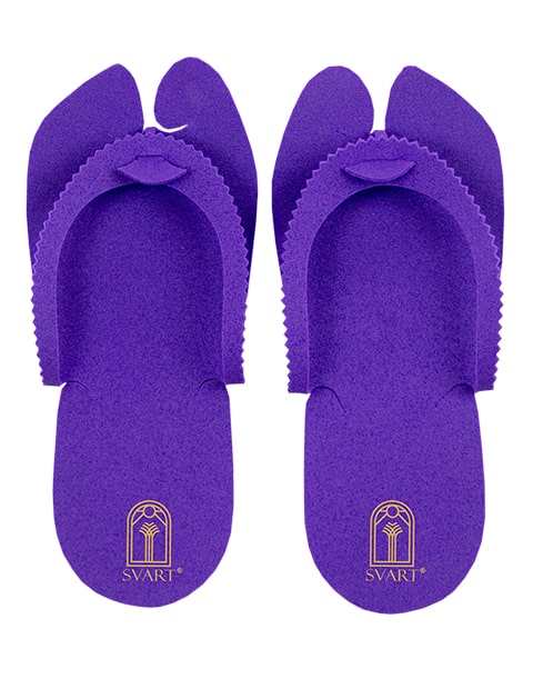 Purple Pedicure Sandals